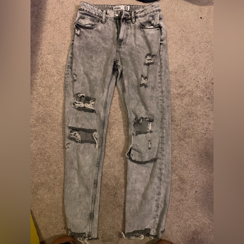 Urban Planet “boyfriend” Distressed Jeans
